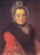 Portrait of Anna Ivanovna Kolychev Aleksey Antropov